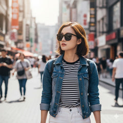 Ultra Lightweight Foldable Sunglasses for Women Men Fashion UV Protection with Case 
