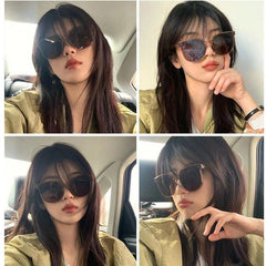 Ultra Lightweight Foldable Sunglasses for Women Men Fashion UV Protection with Case 
