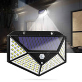 100-LED Solar Lights PIR Motion Sensor Wall Night Light Garden Lamp