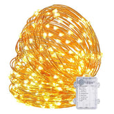 Starry Fairy Copper Wire String Lights Christmas Decor Battery Operated