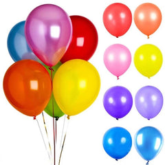 100pc Latex Plain Color Balloons Helium Or Air Use for Party Celebrate