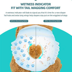 10Pcs Pet Disposable Diaper Dog Diapers Nappy Pads Mat