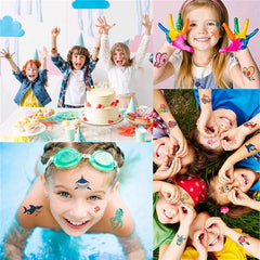 10 Sheets/Set Cartoon Tattoo Makeup Stickers