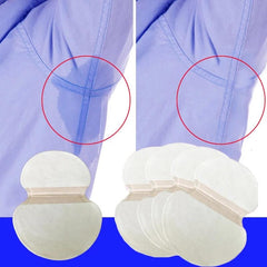 10pcs Disposable Summer Armpit Sweat Patches Antiperspirant Underarm Pads