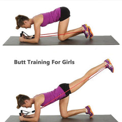 11Pcs/Set Fitness Training Resistance Stretch Exercise Bands