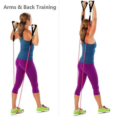 11Pcs/Set Fitness Training Resistance Stretch Exercise Bands