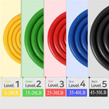 11Pcs/Set Fitness Training Resistance Stretch Exercise Bands Fitness Home Set