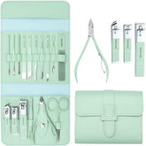 16-Piece Manicure Professional Nail Clipper Pedicure Set Grooming Kit