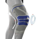 2pcs Compression Knee Support Brace with Side Stabilizers & Patella Gel Pads