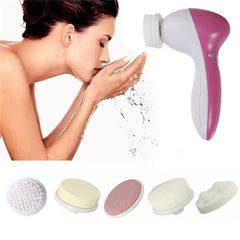 5 in 1 Portable Electric Massager Facial Cleansing Brush
