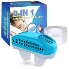 2 in 1 Mini Anti Snoring Air Purifier Filter Nose Clip