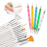 20pcs/set Gel Design Pen Painting Polish Brush Nail Art Brushes Set
