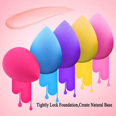 5pcs Water Drop Shape Mini Makeup Blender Sponge