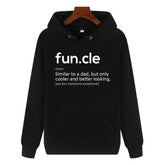 Funny Humor Print Hoodie Fun.cle noun Similar to a Dad Hooded Sweatshirt