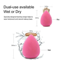 5pcs Water Drop Shape Mini Makeup Blender Sponge