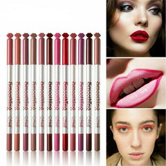 12-Color/Set Lip Liner Pencil Waterproof Matte Lipliner for Women Nude Lip Makeup