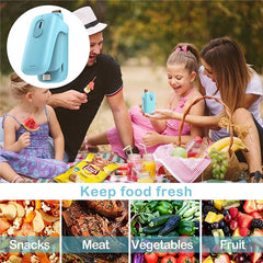 2 IN 1 Portable Cutter Bag Food Sealer Vacuum Machine