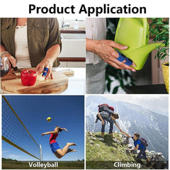 2PCS Tape Bandage Brace Finger Splint Support Straps Injured Fixation Band Care Tools