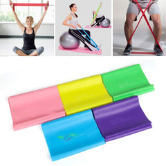 2PCS Exercise Natural Latex Elastic Bands for Yoga