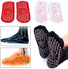 2 Pairs Tourmaline Magnetic Self-Heating Health Care Socks