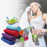 2PCs Microfibre Towel Ice Cooling Towel for Sweat in Gym Workout Sports Travel