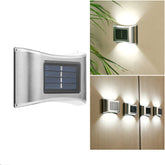 2Pcs Solar Garden LED Outdoor Wall Balcony Lights