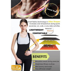 Women Body Shaper Slimming Sauna Neoprene Vest - Waist Trainer Corset