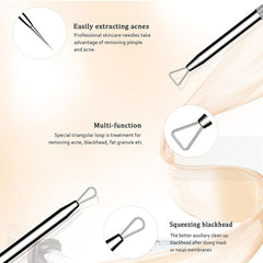 5-Piece Blackhead Acne Removal Kit Needle Exactor
