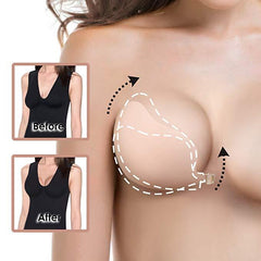 2 Pairs Push up Strapless Self Adhesive Invisible Plunge Bra