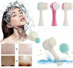 2pcs 2 in 1 Face Cleansing Exfoliating Brush