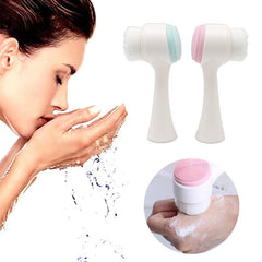 2pcs 2 in 1 Face Cleansing Exfoliating Brush
