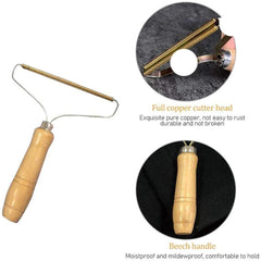 Reusable Portable Wood Lint Remover Pet Hair Remover