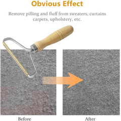 Reusable Portable Wood Lint Remover Pet Hair Remover