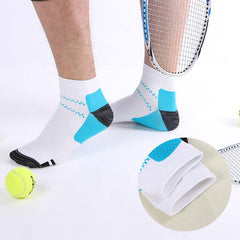 3 Pairs of Compression Running Ankle Socks for Men and Women