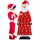 3.75ft Christmas Advent Calendar Santa Hanging 24 Days Countdown Calendar