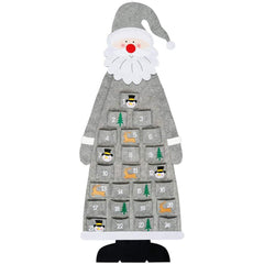 3.75ft Christmas Advent Calendar Santa Hanging 24 Days Countdown Calendar