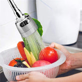 360° Rotatable ABS Stainless Steel Connector Booster Sink Faucet Nozzle Head