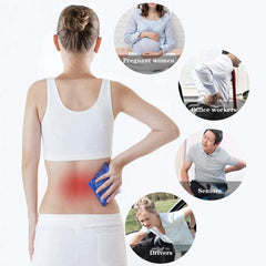 3D Lower Back Lumbar Support Pillow Waist Sciatic Pain Relief Cushion