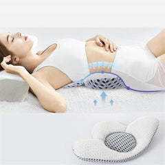 3D Lower Back Lumbar Support Pillow Waist Sciatic Pain Relief Cushion