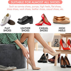 2 Pairs Self-Adhesive Heel Inserts Protectors Cushion Pads