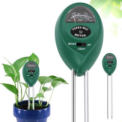 3 in1 Soil PH Tester Water Moisture Light Test Meter Kit