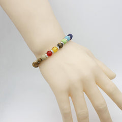 4 Packs 8mm Natural Healing Stone Stretch Beads Bracelet