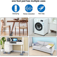 4Pcs Anti Vibration Pads for Washing Machine and Dryer Shock and Noise Cancelling