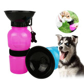 500ML Pet/Dog/Cat Water Bottle Cup Drinking Feeder Dispenser Travel Portable Bowl