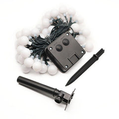 50 LED Globe Ball Fairy String Lights Solar Powered Waterproof Decor