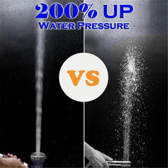 High Pressure 3-Mode Ionic Power Shower Head with Mineral Beads & Free Shower Hose