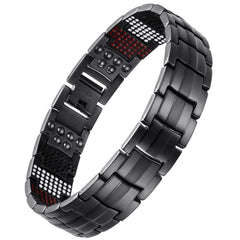 591 Elements 4-IN-1 Anion Titanium Magnetic Therapy Health Bracelet