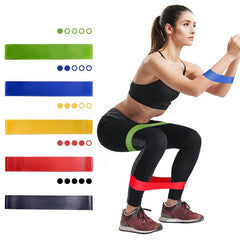 5PCS/Set Yogo Resistance Loop Exercise Band Set