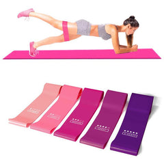 5pcs/set Yoga Resistance Loop Exercise Band
