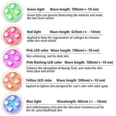 5 in 1 RF LED Light Therapy Skin Tightening Machine Face Massager
